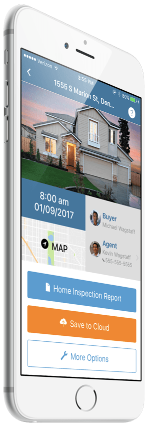 Home inspection report mockup